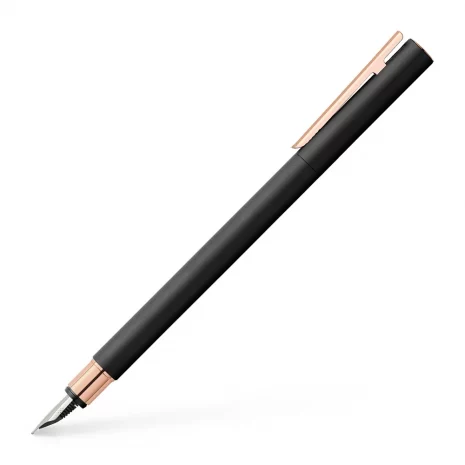 343100_Neo-Slim-metal-fountain-pen-M-black-with-rosegold_High-Res_53735