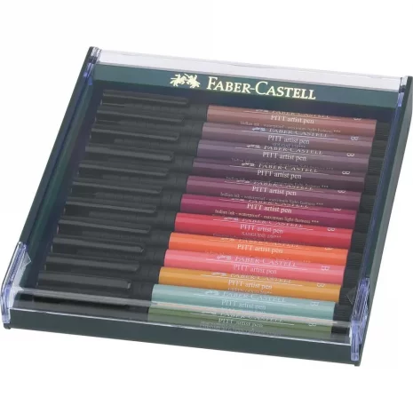 pitt20artist20pen20brush20zestaw201220kolearth20faber20castell20-20alibiuro.pl-87-190L754